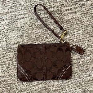Coach Mini Wristlet / Card Holder